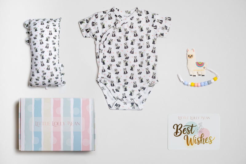 Panda Cub Snuggly Cloud Pillow Set (Kimonie Wrap Onesie Series)
