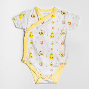 Avocado Hugger Onesie (Kimonie Wrap Onesie Series)