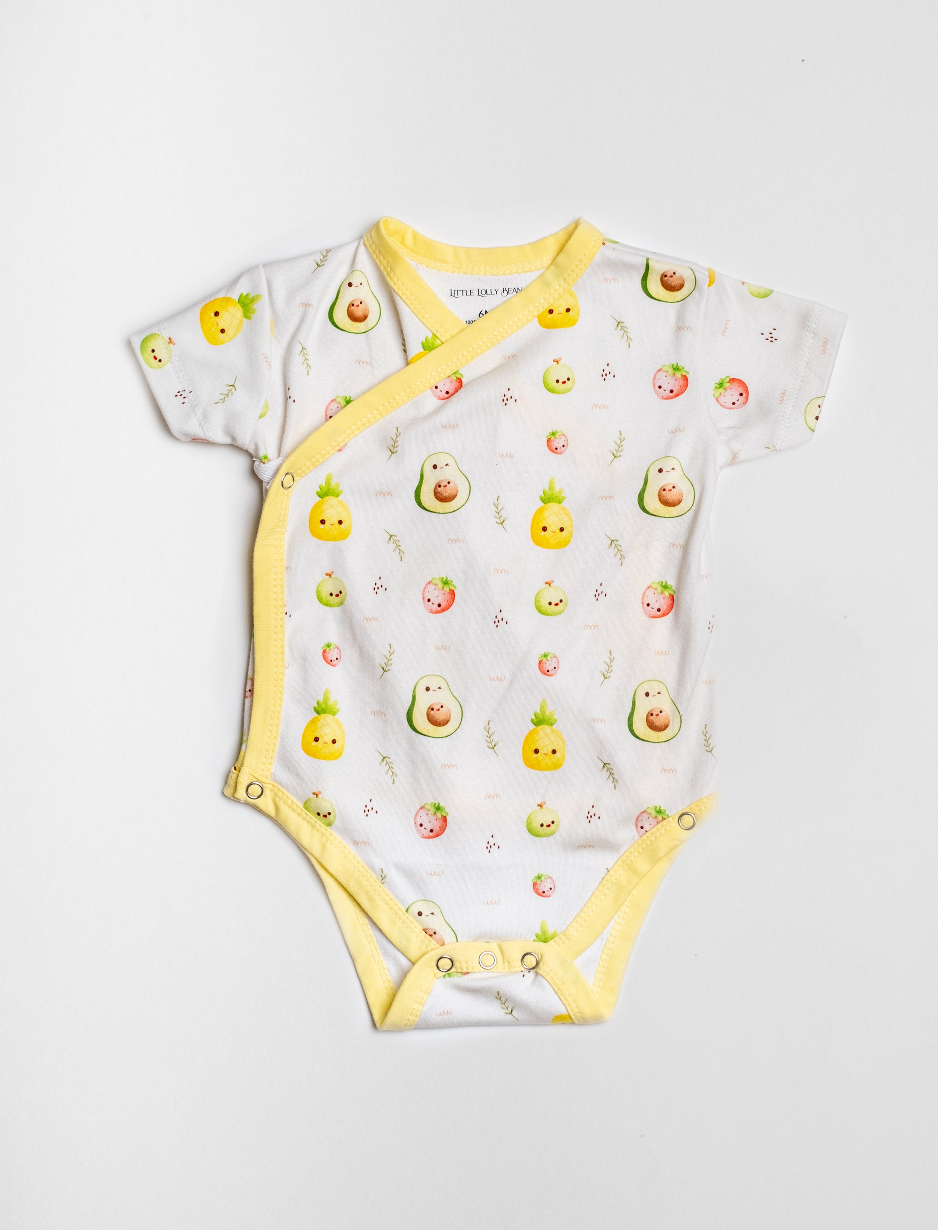 Avocado Hugger Onesie (Kimonie Wrap Onesie Series)