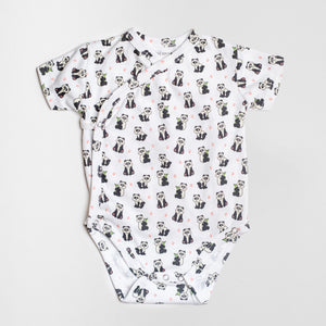 Panda Cub Onesie (Kimonie Wrap Onesie Series)