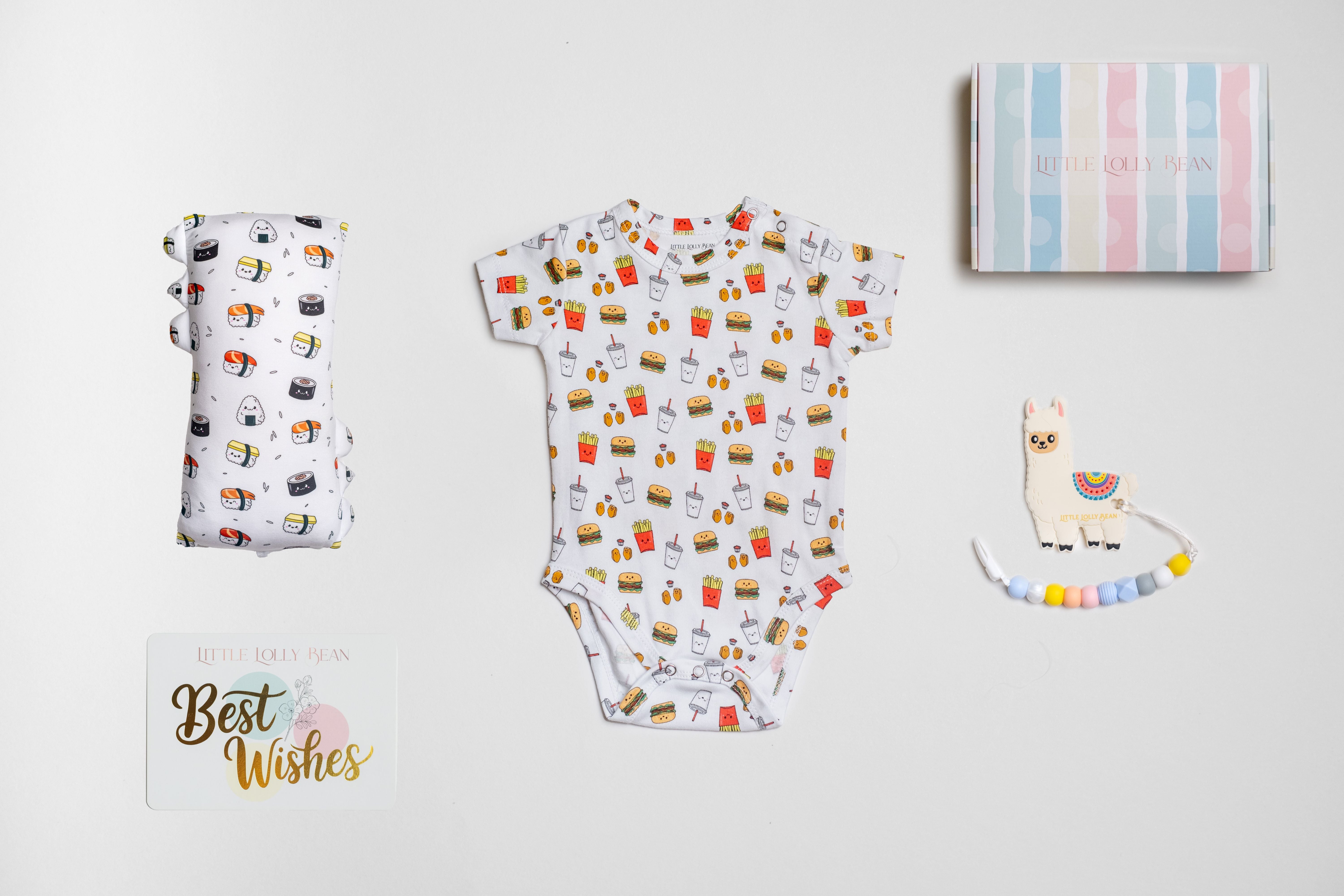 Foodie Baby Snuggly Cloud Pillow Set (Classic Cut Onesie Series)